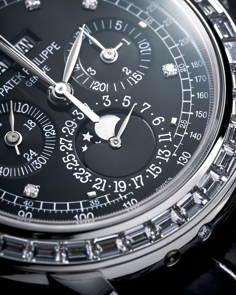 Patek Philippe Perpetual Calendar Chronograph, diamond-set —