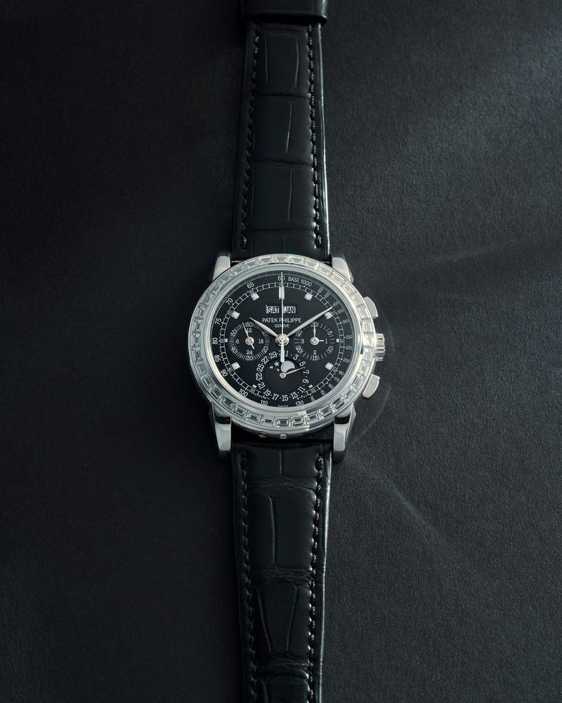 Patek Philippe Perpetual Calendar Chronograph, diamond-set